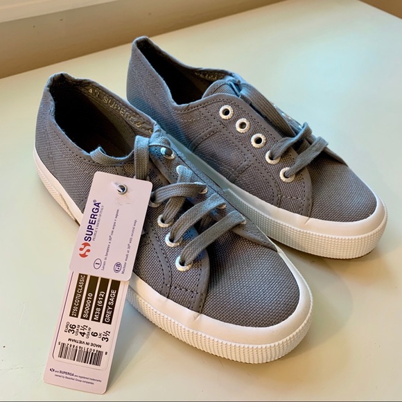 superga cotu classic grey sage